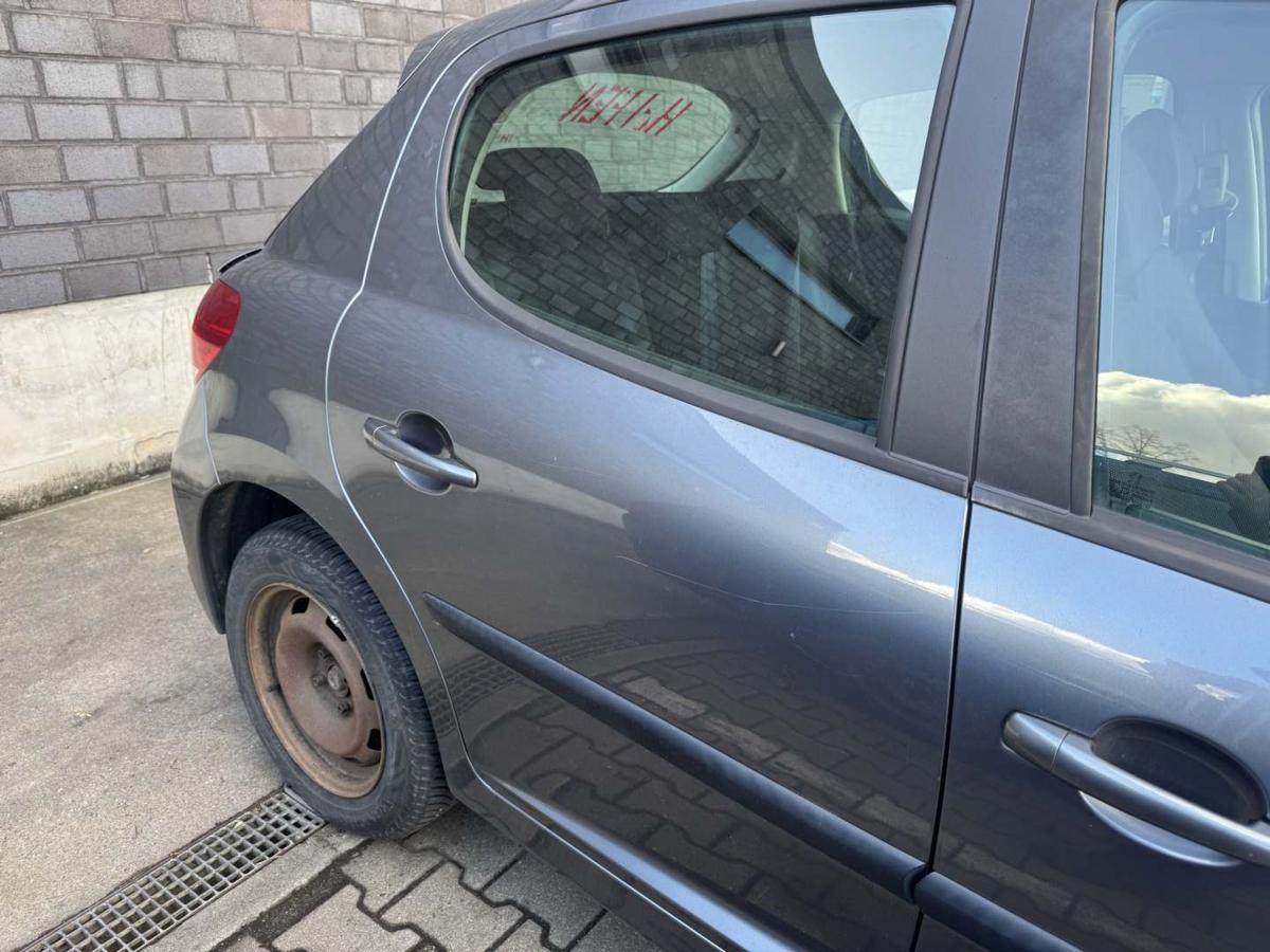 Peugeot 207 original T&uuml;r hinten rechts KTH Thorium Grau 5-T&uuml;rer Rohbau Bj.2010